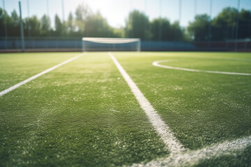 football field in the day sunny