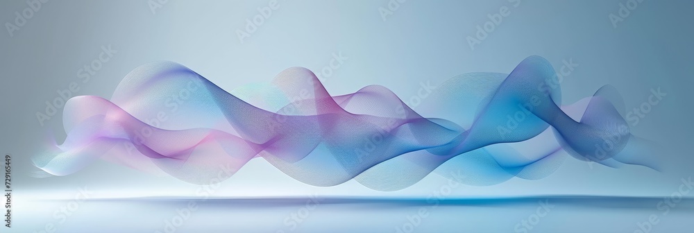 Poster vibrant abstract wave lines background for keynote or presentation design on light background