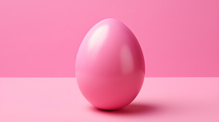 Fototapeta na wymiar Pink easter egg