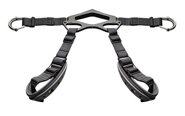 suspension trainer with adjustable straps on a White or Clear Surface PNG Transparent Background