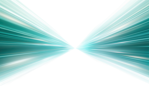 teal light rays on a White or Clear Surface PNG Transparent Background