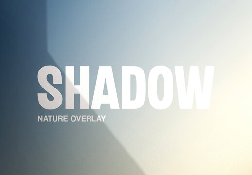 Photorealistic Shadow Overlay Mockup
