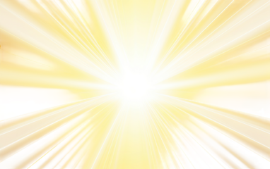 yellow light rays on a White or Clear Surface PNG Transparent Background