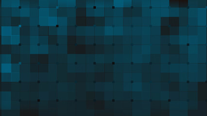 Navy blue grey business background. Halftone simple squares grid pattern. Dark classic universal template. Creative minimal elegant banner. Geometric cover digital live backdrop. Technology network