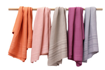 Fouta Towel Isolated On Transparent Background
