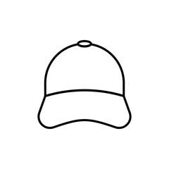 Hat Icon. Cap, Headwear Symbol - Vector Logo Template. 