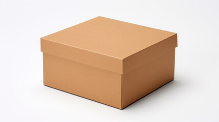 Brown Box on White Surface