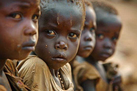 starving african children