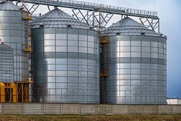 silos and agro-processing plant for processing for drying cleaning and storage and seed preparation complex