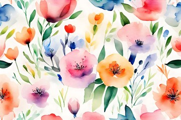 Watercolor hand painted on Starch