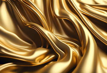 Particle drapery luxury gold