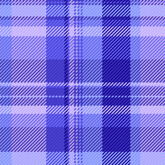 Comfortable seamless textile vector, grunge check plaid texture. Thin pattern tartan background fabric in indigo and blue colors.