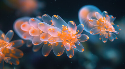 Fototapeta na wymiar Underwater anemone macro