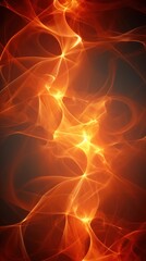Close Up of Fire Against Black Background. Wallpaper.