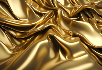 Particle drapery luxury gold