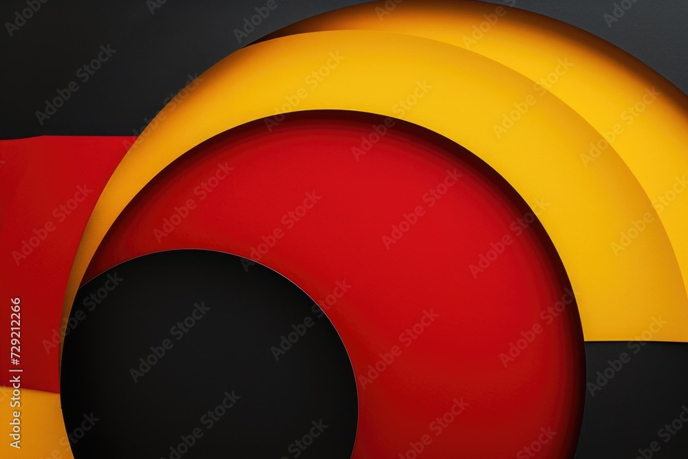 Poster A vibrant abstract background featuring a mix of red, yellow, and black colors. Perfect for adding a modern touch to any design project