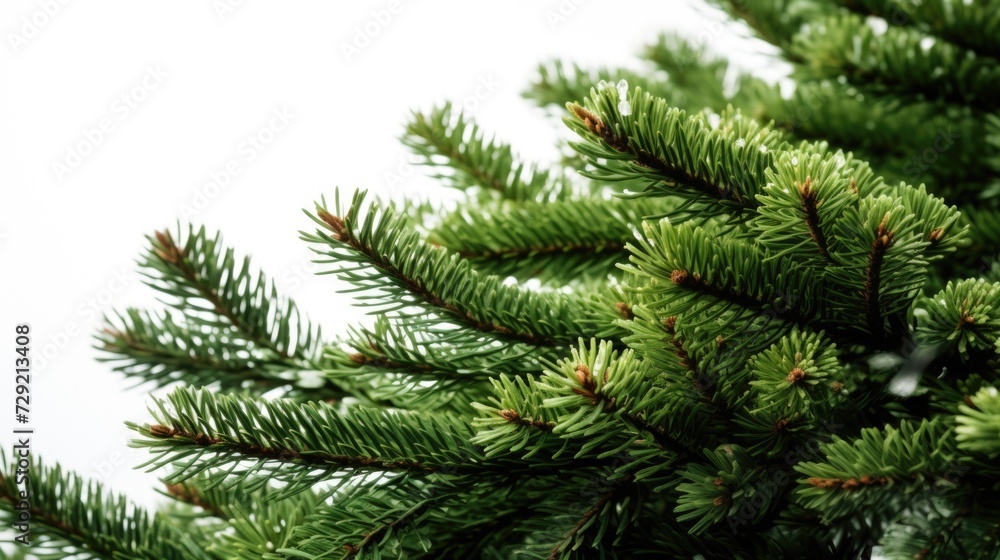 Poster a detailed view of a pine tree. this image can be used to showcase the beauty and intricate details 