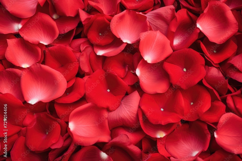 Poster A close up view of a bunch of vibrant red flowers. Perfect for adding a pop of color to any design or project