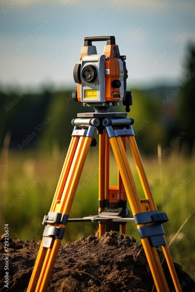 Poster a sturdy camera tripod with adjustable height for capturing steady and professional-looking photos. 