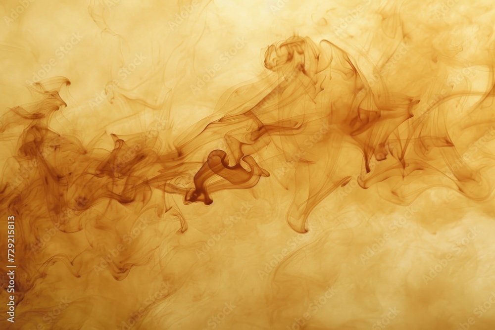 Aufkleber Smoke captured in a close-up shot. This image can be used to depict concepts related to pollution, fire, atmosphere, or mystery