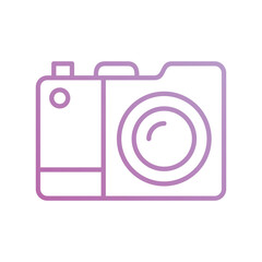 photo camera icon with white background vector stock illustration