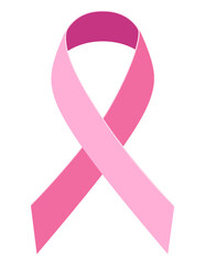 pink ribbon breast cancer awareness stock vector illustration