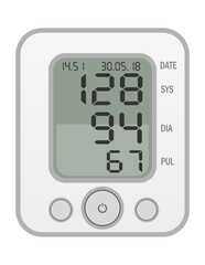 medical electronic tonometer stock vector illustration