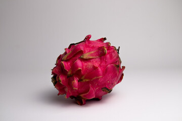 Red dragon fruit is a fresh fruit rich in vitamins