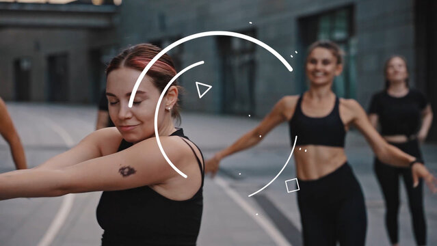 Motion Graphic Arcs Mixed | With Control Panel for every Scene