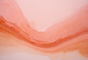 Soft blush color paint over a white background