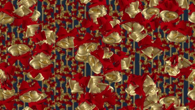 Easter bells loop tile background swirling. This wallpaper is loopable and tileable.