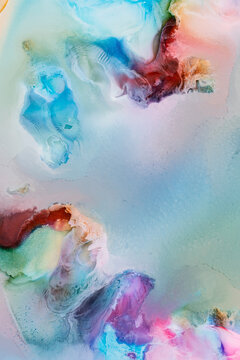 Ethereal abstract colorful texture background