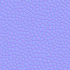 normal map of cracked ground (perfect seamless pattern)