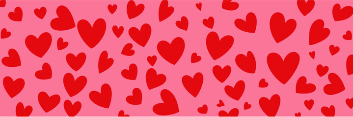 Romantic background. Heart shape modern style backdrop. Valentine's day event banner. Trendy vector illustration.