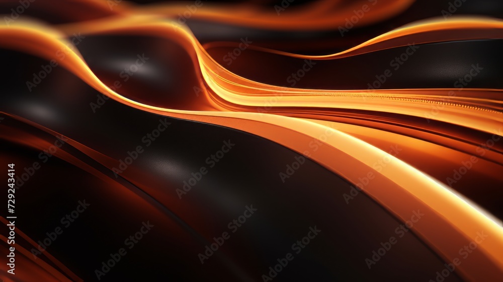 Poster Elegantly structured lines and shapes constructing a sophisticated abstract background. Generative AI