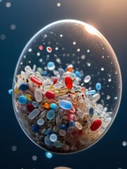 Photo Of The Invasion Of Microplastics Into The Human Body
