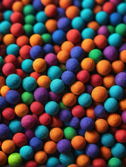 Fototapeta na wymiar Photo Of Abstract Multicolored Background With Thousands Of Small Balls