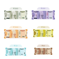 India Rupees,10,20,100,200,500, India Currency Notes