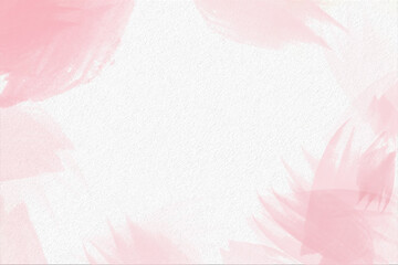 Rose, white, and pink watercolor background. Watercolor pink background. Abstract pink texture.