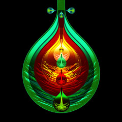 drop of water on leaf