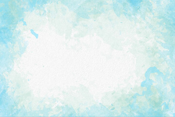 Fototapeta na wymiar Blue watercolor abstract background. Watercolor navy background. Abstract blue texture.