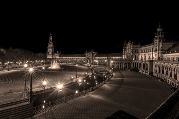 Plaza de España Sevilla 
BN

