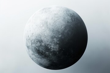Photo concept of Eris, a dwarf planet, showcasing its distant orbit and icy composition against a...
