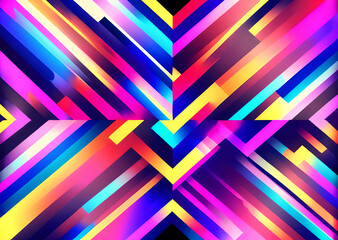  Bright abstract stripes, Mix of glitch noises and colors, In grunge style with elements of sc-fi technology, imitation of screen errors, background, design, wallpaper, for your project,Generative AI