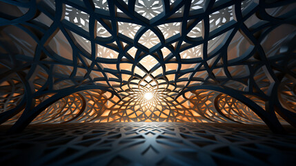 Abstract Islamic background