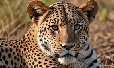 Savanna Majesty Revealed: Leopard's Untouched Hunting Habitat