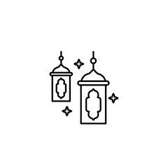 Obraz premium Ramadhan lantern icon, logo, shape, symbol, arts, design, icon