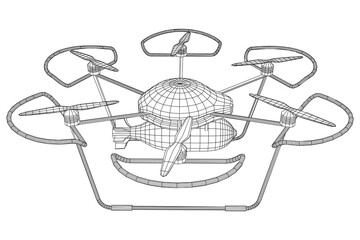 Military Combat Bomber Drone