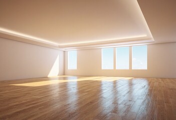 empty room with window