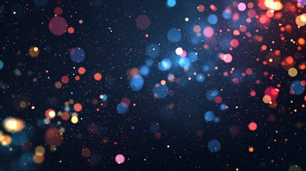 Abstract, dark, blurry background with sparkles

